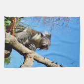 Koala Beer tijd om na te denken over het leven, Theedoek (Horizontaal)
