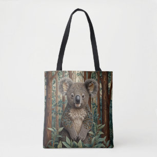 Koala Beer Tote Bag