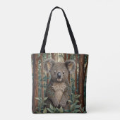 Koala Beer Tote Bag (Achterkant)