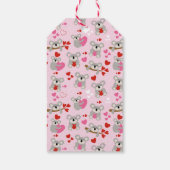 Koala Beer Valentijnsdag Classroom School Kaart Cadeaulabel (Achterkant)