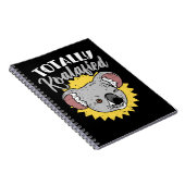 Koala Beer volledig Koalafied Punny Humor Koala Be Notitieboek (Rechterzijde)