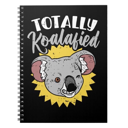 Koala Beer volledig Koalafied Punny Humor Koala Be Notitieboek (Voorkant)