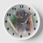 Koala Beer Wall Clock (Voorkant)