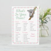 Koala Beer Wat zit er in uw paardenschoenroze (Staand voorkant)