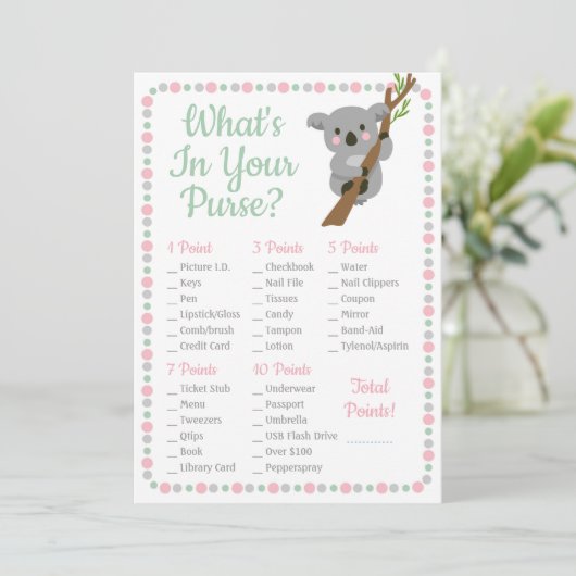 Koala Beer Wat zit er in uw paardenschoenroze (Staand voorkant)