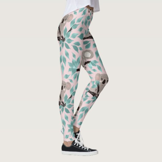 Koala Beer Water Color Leggings (Rechts)