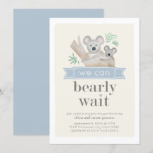 Koala Beer We kunnen het Baby shower van paren afw
