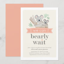 Koala Beer We kunnen het Baby shower van paren afw