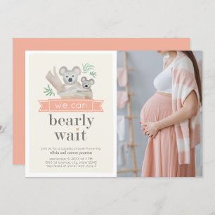 Koala Beer We kunnen het Baby shower van paren afw Kaart