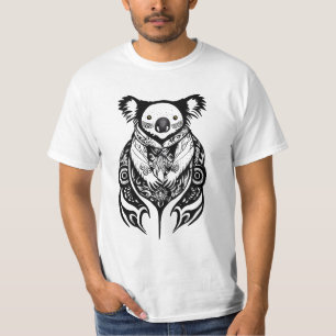 Koala Beer Wild Animal Natuur Illustratie Art Tat T-shirt