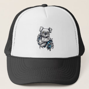 Koala Beer Wild Animal Natuur Illustratie Art Tat Trucker Pet