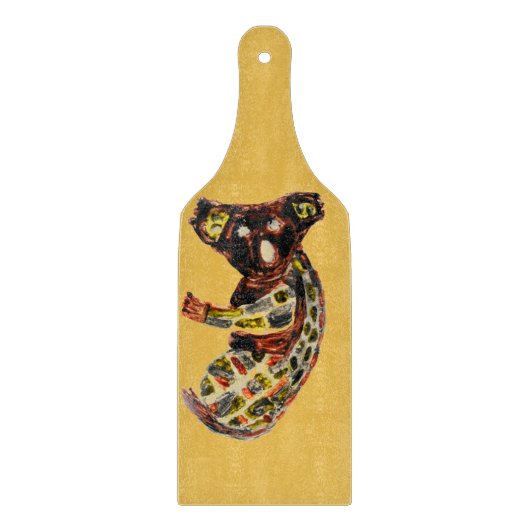 Koala Beer Wilde Dieren Aboriginal Art Snijplank (Voorkant)