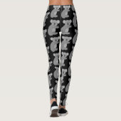 Koala beer wilde dieren patroon print leggings (Achterkant)