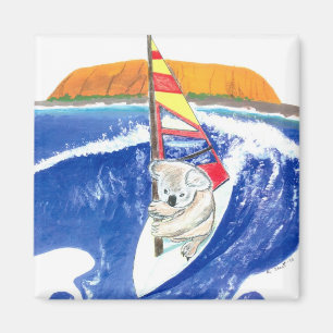 Koala Beer WindSurfing Spirit van Australia Magnet