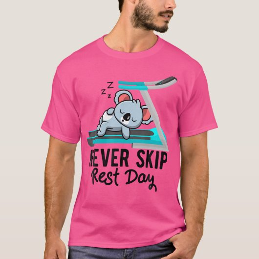Koala Beer Workout Gym Loopband Oefening Gewichthe T-shirt (Voorkant)