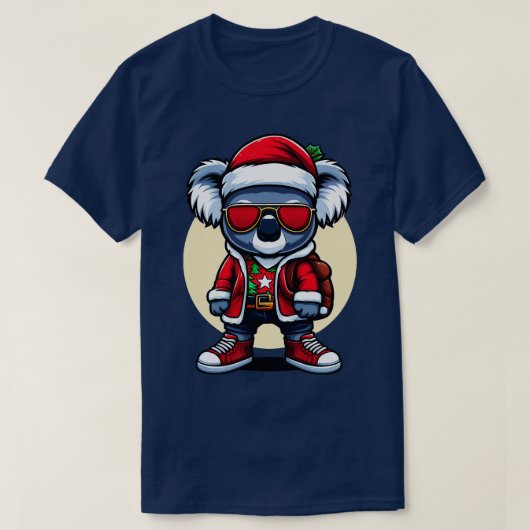 Koala beer Xmas T-shirt (Design voorkant)