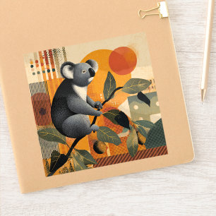 Koala Beer zittend in een boom Sticker