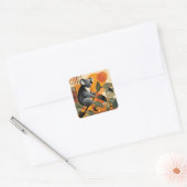 Koala Beer zittend in een boom Vierkante Sticker (Envelop)