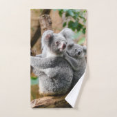 Koala Beren Bathroom Towel Set Bad Handdoek (Handdoek)