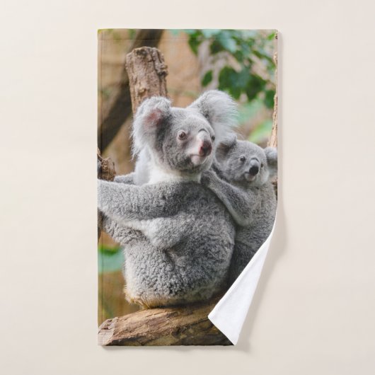 Koala Beren Bathroom Towel Set Bad Handdoek (Handdoek)