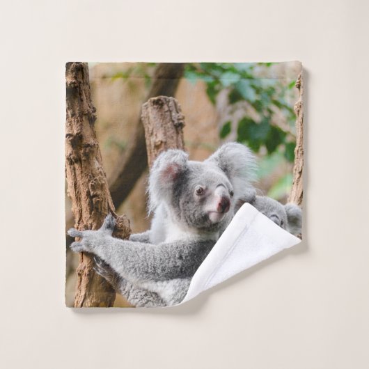 Koala Beren Bathroom Towel Set Bad Handdoek (Wasdoekje)