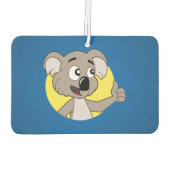 Koala beren cartoon luchtverfrisser (Achterkant)