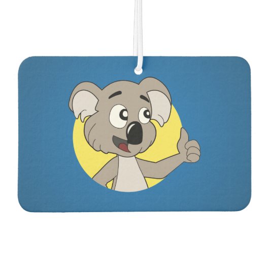 Koala beren cartoon luchtverfrisser (Voorkant)