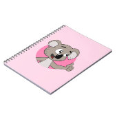 Koala beren cartoon notitieboek (Linkerzijde)