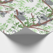 Koala-Beren in een boom Cadeaupapier (Hoek)