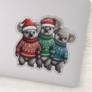 Koala Beren in truien Sticker