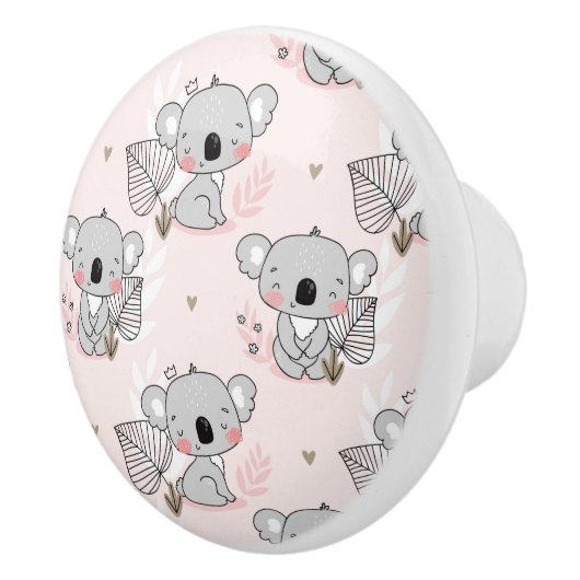Koala Beren Keramische Knop (Rechts)
