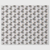 Koala Beren op Polka Dots Cadeaupapier (Vlak)