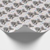 Koala Beren op Polka Dots Cadeaupapier (Hoek)