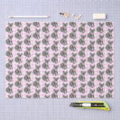 Koala-Beren op Roze Gingham Tissuepapier (Craft)