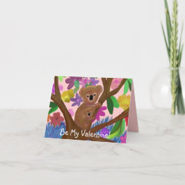 Koala Beren Valentijn Kaart