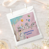 Koala Beren Verjaardagsfeestje Dier Meisjes Roze Bedankzakje (Geknipt)