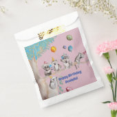 Koala Beren Verjaardagsfeestje Dier Meisjes Roze Bedankzakje (Gezegeld)