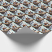 Koala bergbeklimmen cadeaupapier (Hoek)