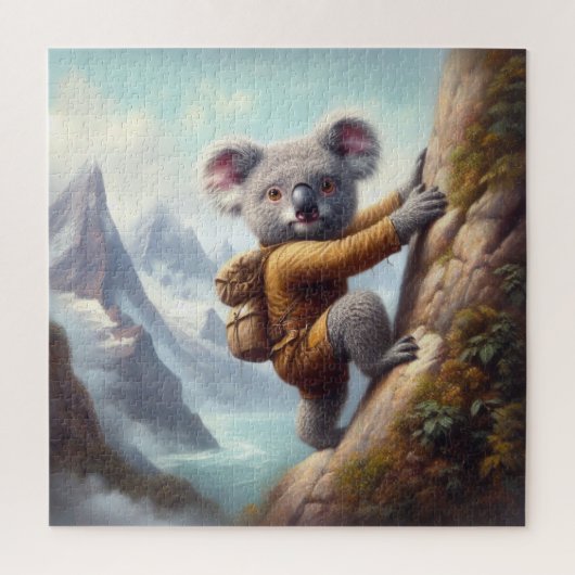 Koala bergbeklimmen legpuzzel (Verticaal)