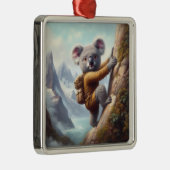 Koala bergbeklimmen metalen ornament (Rechts)