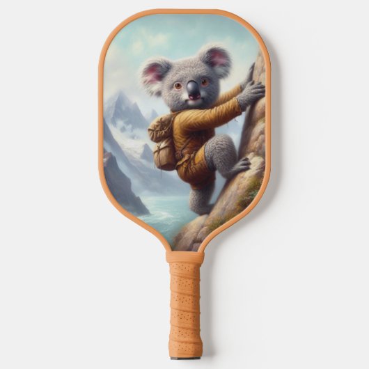 Koala bergbeklimmen pickleball paddle (Voorkant)