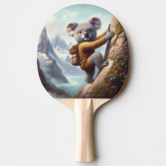 Koala bergbeklimmen tafeltennisbatje