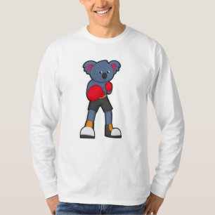 Koala bij Boxing met Boxing-handschoenen T-shirt