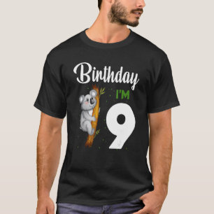 Koala Birthday 9th Girl 9 Year Old Koalas Kinder B T-shirt