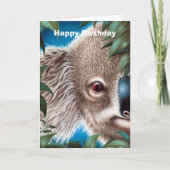 Koala Birthday Card Kaart (Voorkant)