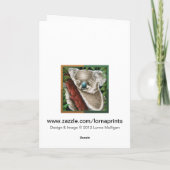 Koala Birthday Kaart (Achterkant)