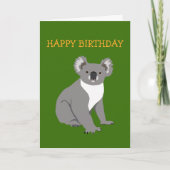 Koala Birthday Kaart (Voorkant)