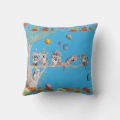 Koala Birthday Party Cute Koalas Childs Cushion Kussen (Achterkant)