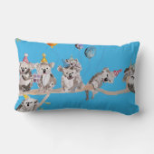 Koala Birthday Party Cute Koalas Childs Cushion Kussen (Achterkant)