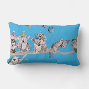 Koala Birthday Party Cute Koalas Childs Cushion Kussen